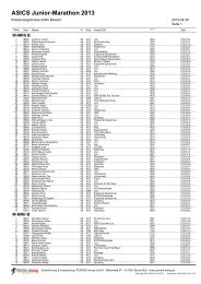 ASICS Junior-Marathon 2013 - SNMS Eferding SÃ¼d