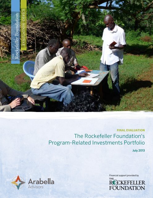 Arabella-Advisors-Evaluation-of-Rockefeller-Foundation-PRI-Portfolio