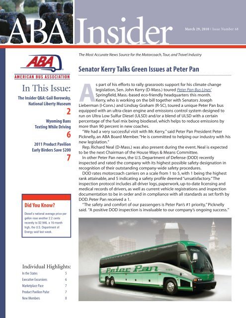 March 29, 2010 - American Bus Association
