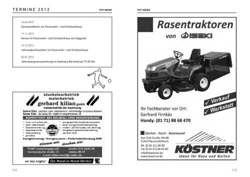 FCF News 04/2012 - 1.FC Frimmersdorf