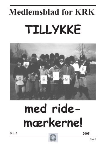 klubblad 3-2005 - Kongelundens Rideklub