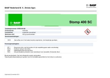 Etiket Stomp (WG format) - BASF Agro