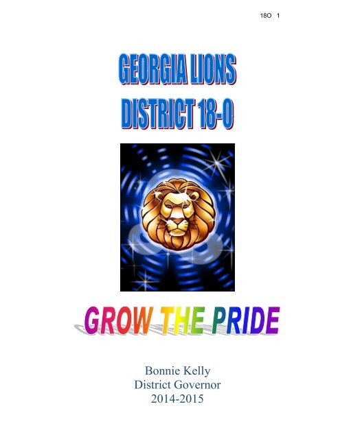 GEORGIA LIONS DISTRICT 18-O - Lions of Georgia