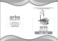 Baixe o Manual do produto - Arke