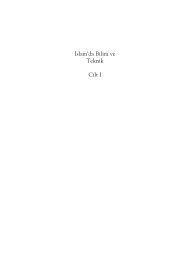 İslam'da Bilim ve Teknik Cilt I - Ibttm.org