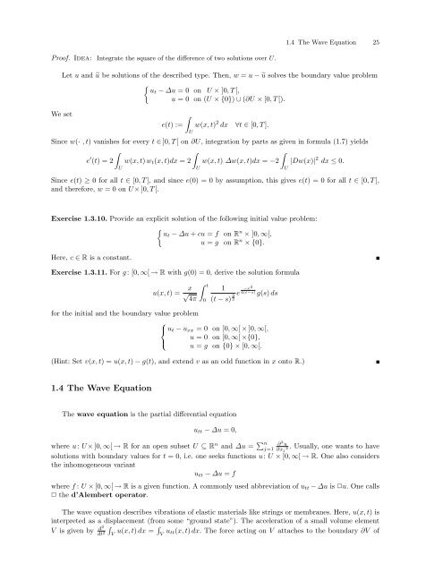 Partial Differential Equations