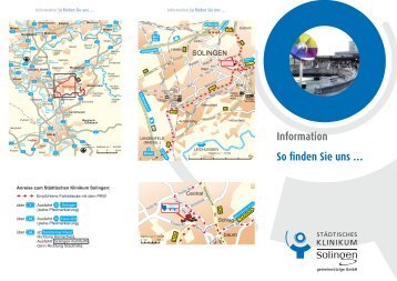 Information So finden Sie uns … - Städtisches Klinikum Solingen