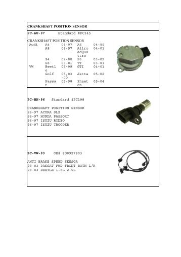 CRANKSHAFT POSITION SENSOR