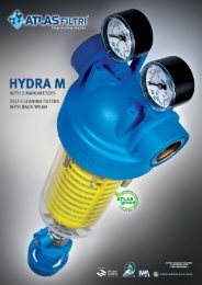 HYDRA M Self-cleaning filters With 2 Manometers