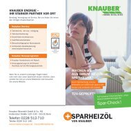 SPARHEIZÖL - Carl Knauber Holding GmbH und Co. KG