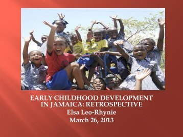 Early Childhood Development: Retrospective