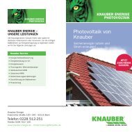 Photovoltaik von Knauber