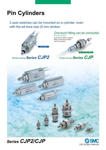 Series CJP2/CJP Pin Cylinders - SMC ETech