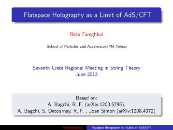 Flatspace Holography as a Limit of AdS/CFT