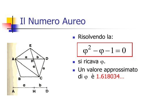 La Sezione Aurea - Sede di Architettura