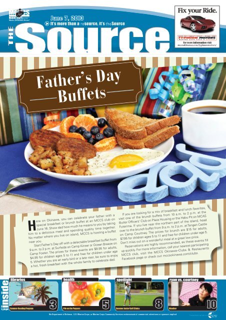 Father's Day Buffets - MCCS Okinawa
