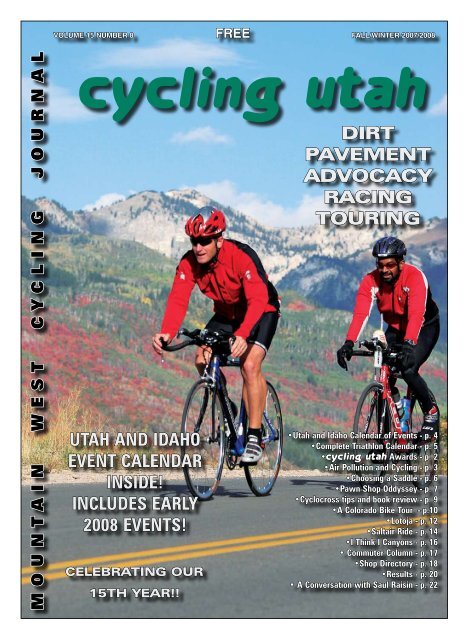Fall/Winter 2007 Issue - Cycling Utah