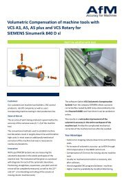 SIEMENS 840D (VCS / Volumetric Compensation ... - Afm-tec.com