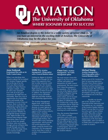 The University of Oklahoma - OU Aviation - University of Oklahoma