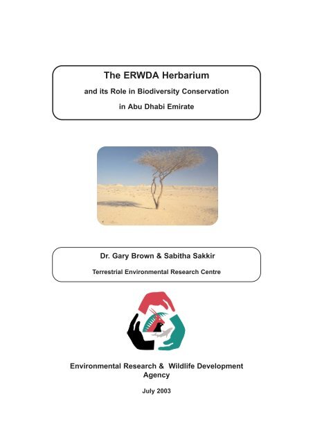 The ERWDA Herbarium