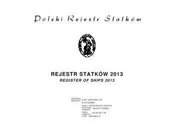 Register of Ships 2013 - PRS