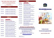 Speisekarte Best Western Hotel Jena