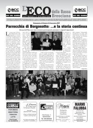 Giornale Eco - Eco della Bassa Bresciana