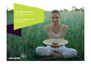 BioBusiness - Novozymes