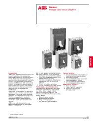 Isomax Isomax Molded case circuit breakers - Piti Group