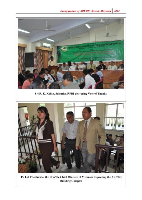 Inauguration of ARCBR, Aizawl, Mizoram - ICFRE