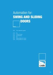 Automation for: SWING AND SLIDING DOORS - Fagel