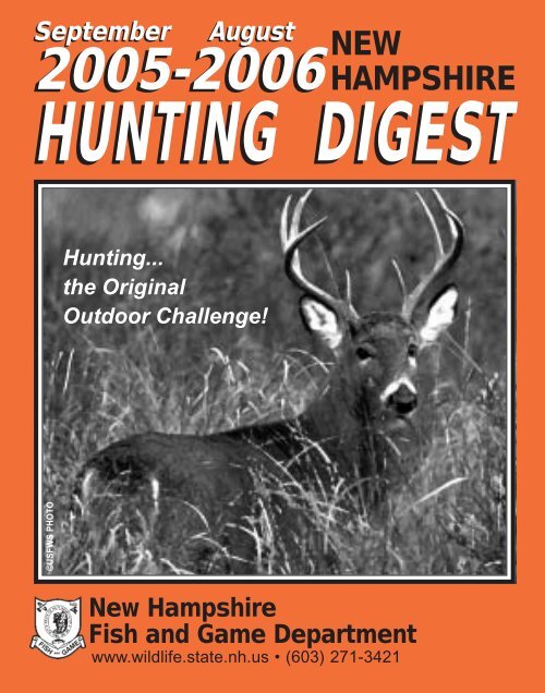HUNTING DIGEST - New Hampshire Fish and Game Department