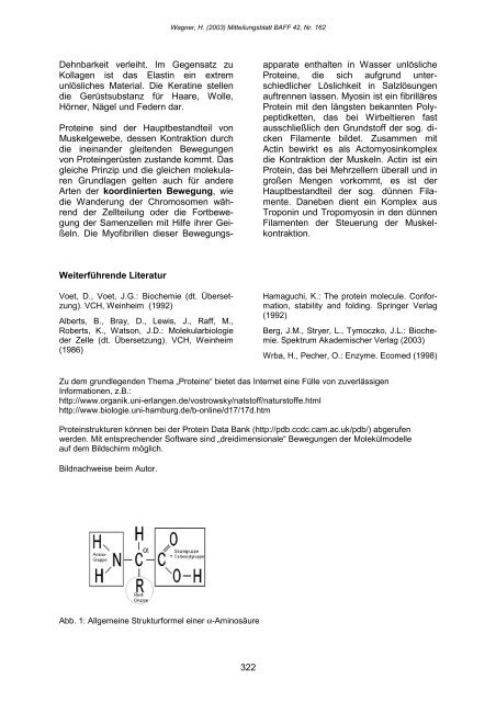 Aufbau und Funktion der Proteine