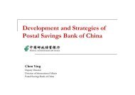 Mr. Ying Chen, Manager, Postal Savings Bank of China