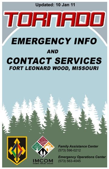 Updated: 10 Jan 11 - MWR Fort Leonard Wood