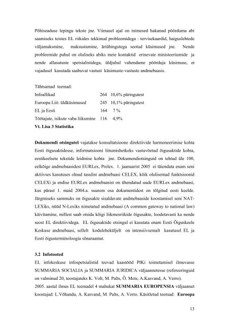 2005. aasta - Euroopa Liidu Infokeskus - Eesti Rahvusraamatukogu