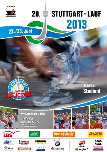 Informationsflyer 2013 - Stuttgart-Lauf