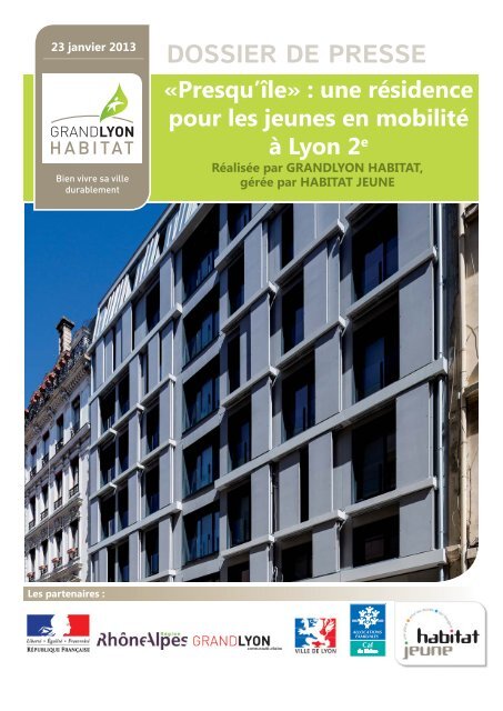 TÃ©lÃ©charger le dossier de presse - Grand Lyon Habitat