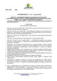 CONFERIMENTO MEDIANTE SELEZIONE DI ... - Parco del Mincio