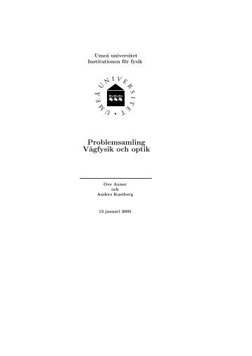 ProblemsamlingshÃ¤fte (pdf, 20 MB) - UmeÃ¥ universitet