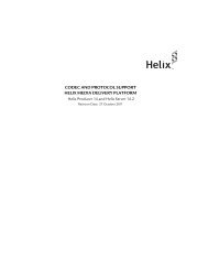 codec and protocol support helix media delivery ... - RealNetworks