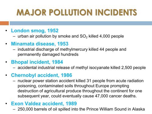 Pollution