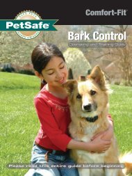 Download PBC00-10677 Comfort Fit Bark Control Collar ... - PetSafe