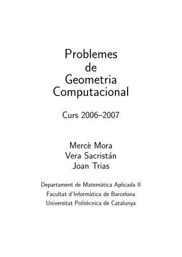 Problemes de Geometria Computacional - DTIC