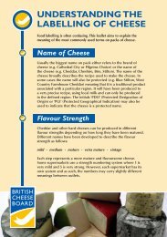 understanding the labelling of cheese - British Cheese Board