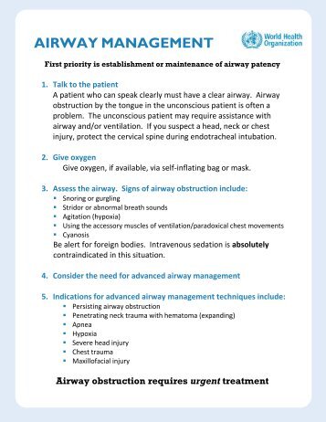 Airway Management