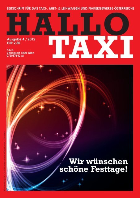 Wir wünschen schöne Festtage! - bei Taxi 60160