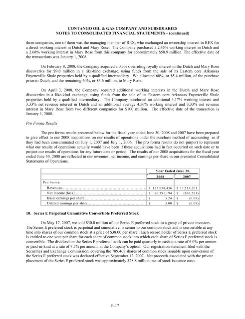 FORM 10-K CONTANGO OIL & GAS COMPANY