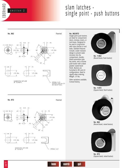 Section 2 - slam latches - single point - Tu-val