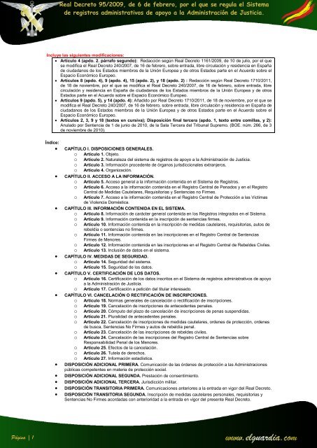 Real Decreto 95/2009, de 6 de febrero, por el que se regula el ...